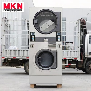 Lavadora y Secadora Comercial Apilable de Acero Inoxidable de Alta Calidad de 12 kg Totalmente Automática Shanghai Mkn - Product Image 5