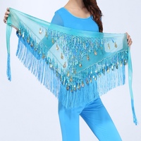 Ceinture de danse orientale sexy, écharpe de danse, jupe de danseuse, costumes de scène féminins, paillettes, glands, vêtements de danse thaïlandaise/indienne/arabe