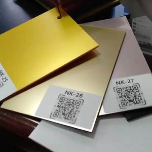 Personalizado al por mayor 1mm 3mm 5mm <span class=keywords><strong>Comprar</strong></span> hoja de acrílico PMMA bidireccional de plástico de oro rosa negro hoja de acrílico con purpurina - Product Image 4