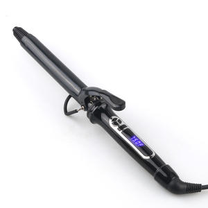 Fer à friser professionnel de haute qualité, portable, chauffage rapide PTC, affichage de la température LCD, fer à friser à brancher - Product Image 1