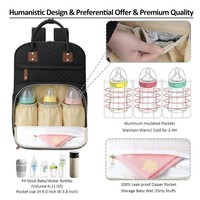 Ensemble d'alimentation pour bébé en silicone JinWeiXin avec biberon à débit variable, forme droite/ronde, sac à langer, vaisselle, assiette, bavoir, bol, sac à couches