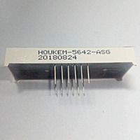 Afficheur LED numérique à 7 segments, 4 chiffres, 0,56 pouce, Super Rouge (620-625 nm), module LED Houkem-5642-A/BSR, 12 broches