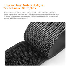 Klettverschluss-Haftfestigkeitsprüfgerät - Kompaktes Präzisionsgerät 5kg Belastung 136mm Rolle für Kleinserien-Bekleidungs-Ermüdungsprüfungen im Labor - Product Image 2