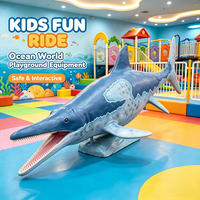 Modèle de requin marin animatronique réaliste, créature marine simulée, décoration pour parc aquatique, piscine, divertissement interactif