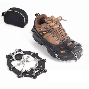 Anti Slip Stainless Steel 13 <b>Spikes</b> Crampons Traction <b>Snow</b> Grips Ice Cleats <b>for</b> Boots <b>Shoes</b> Women Men - Product Image 1
