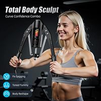 RS R2 PRO Appareil d'exercice pectoral pliable hydraulique réglable 22-440lbs avec bras torsadé pour usage domestique