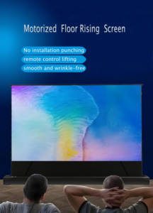 Sản phẩm mới 130 inch 16:9 4k UST alr sàn điện tăng Màn hình máy chiếu Rạp hát tại nhà UHD cbsp màn hình chiếu cơ giới - Product Image 3