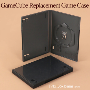 Boîtier de remplacement vide WEISHENG pour GameCube, boîte de 8 cm, <span class=keywords><strong>mini</strong></span>-étuis pour jeux de <span class=keywords><strong>CD</strong></span>, étui pour jeu GC à disque unique avec porte-carte mémoire - Product Image 1
