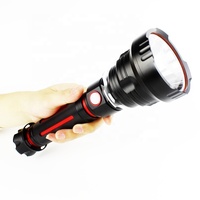 Nouvelle lampe torche LED T40 super lumineuse de 3000 lumens, résistante à l'eau, rechargeable par USB