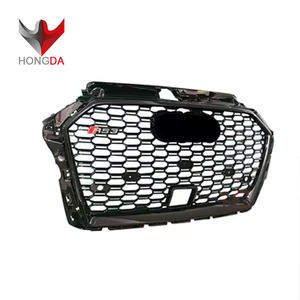 Grille avant <span class=keywords><strong>de</strong></span> Style nid d'abeille avec ACC pour <span class=keywords><strong>Audi</strong></span> <span class=keywords><strong>A3</strong></span> 2017 2018 2019 2020 mise à niveau calandre en maille <span class=keywords><strong>Audi</strong></span> RS3 - Product Image 3