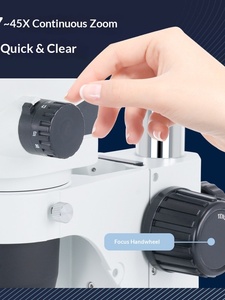 Shunyu SOPTOP <strong>Stereo</strong> SZN71 True Trinocular HD <strong>Microscope</strong> Continuous <strong>Zoom</strong> No Dioptric Adjustment for Mobile Phone Repair - Product Image 3