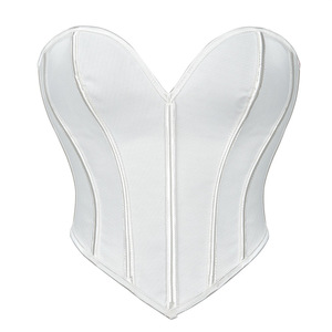Corsetto gotico Vintage in tinta unita 2024nuovo corsetto con motivo opaco Plus Size a tazza aperta con lacci Bustier disossato corsetto sottoseno - Product Image 3