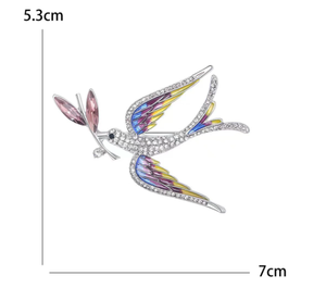 Broches de Aleación con Baño de Oro, Joyería Femenina de Lujo Ligero y Duradera para Regalos de Boda y Fiestas - Product Image 5