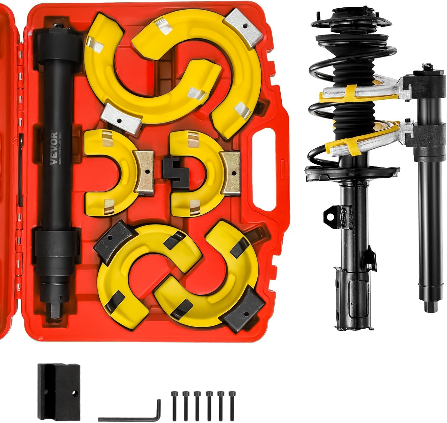 Ashata Entretoise De Ressort Réglable à 2 Voies 4pcs Outils De