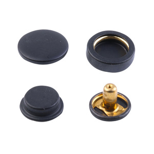 Snap Button Brass Round Metal Fasteners Lead Free Classic Style For Jackets Overalls Suspenders 145328 - Product Image 1