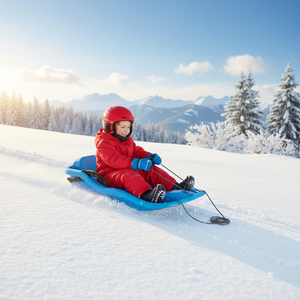 Luge de course orientable avec freins et corde - Product Image 3