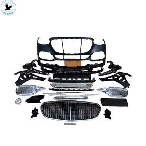 ชุดแต่งกันชนรถยนต์ปี <span class=keywords><strong>2022</strong></span> รุ่น S680 <span class=keywords><strong>Maybach</strong></span> สำหรับ <span class=keywords><strong>Mercedes</strong></span>-Benz <span class=keywords><strong>S</strong></span>-Class W223 S350 S450 S500 ชุดแต่งกันชนหน้า-หลังพร้อมกระจังหน้า - Product Image 5