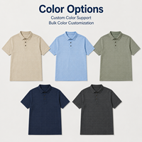 Polo de golf personnalisé en tissu Heather fin à carreaux pour hommes, chemises élastiques pour les tournois de capitaines de club, tissus OEM ODM pour sites événementiels