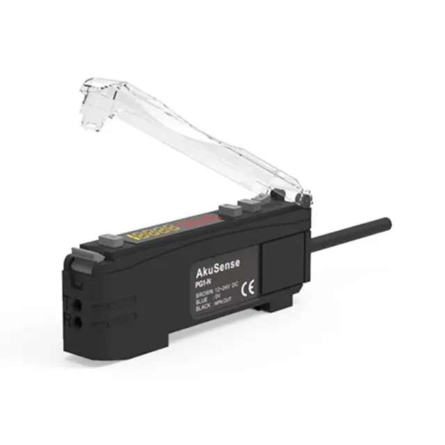 PG1-N Npn Dc Foto-elektrische Sensoren Digitale Display Optische Vezel Sensor Industriële Sensor Glasvezel