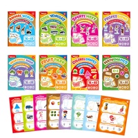 KEYBABY Vente en gros 2026 Nouveau Monde Animalier 16 Pages Autocollants et Affiches Colorés Couverture Rigide Logo Personnalisé Papier Offset et Carton