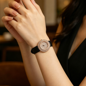 Orologi personalizzati da <span class=keywords><strong>donna</strong></span> in lega al quarzo con quadrante in vetro 32mm e <span class=keywords><strong>cinturino</strong></span> in <span class=keywords><strong>pelle</strong></span> movimento giapponese - Product Image 4