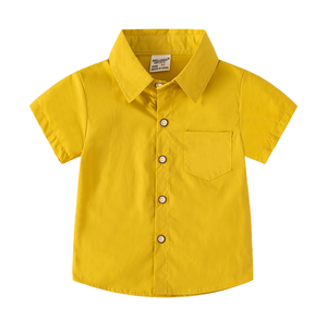 Camisa de Lona de Algodón de Manga Corta con Estampado de Dibujos Animados para Niños <span class=keywords><strong>XIAMI</strong></span>, Estilo Casual de Verano, para Niños de 2 Años o Más - Product Image 1