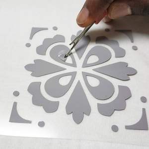 Rotoli di pellicola in vinile riflettente a trasferimento termico per animali domestici con pressa a caldo HTV facile da staccare per T-Shirt - Product Image 5