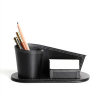 Porte-stylos et crayons en cuir PU RR Fashion, fournitures de bureau, organisateur de bureau, boîte de rangement, organisateurs de bureau et porte-cartes de visite