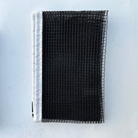SAMBASPORTS Filet de tennis de table noir en fer robuste, style tendance, pour usage scolaire, installation facile, avec pince à vis de tension réglable en hauteur