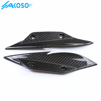 AKOSO Twill Weave Carénage en fibre de carbone pour phare avant de moto Panneau latéral pour BMW S1000RR 2015-2018