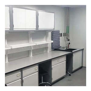 طاولة عمل بالمعمل أثاث مدارس طاولة عمل بالمعمل العلمي طاولة عمل بالمعمل مع حوض - Product Image 3