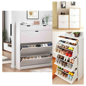 Cerniera per Scarpiera a 1, 2, 3 Strati in Acciaio Inox, Cerniera di Ricambio per Armadietto, Telaio a Ribalta, Accessorio per Scaffale Girevole per Soggiorno - Product Image 2