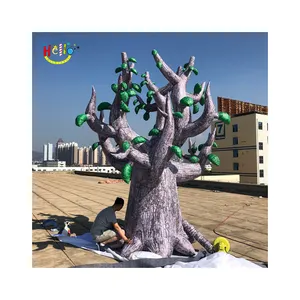 Décoration de scène géante gonflable, ornement d'extérieur, arbre gonflable, noël