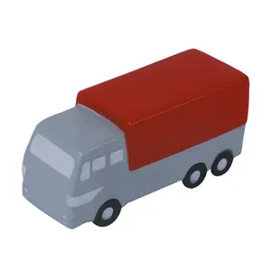 厂家定制供应Logo印花PU泡沫客车卡车造型抗压玩具