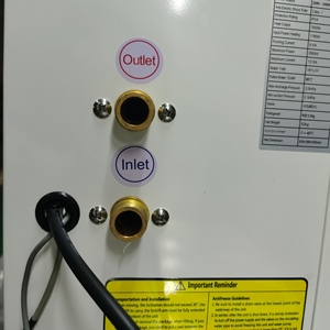 เครื่องทำน้ำร้อนแบบปั๊มความร้อน WiFi R410A 3.6KW ใช้ไฟฟ้า/แก๊ส  วัสดุ ABS พร้อมหน้าจอสัมผัส LCD ประหยัดพลังงาน - Product Image 3