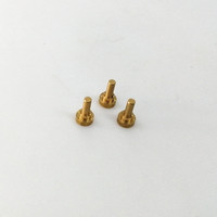 Vis et boulons en laiton et cuivre de haute qualité de Chine, petites vis métalliques électriques M2 CMC, pour tournage, fraisage et usinage, à filetage complet