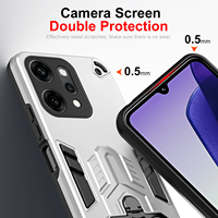 Coques de téléphone antichoc avec anneau de support pour OPPO Reno 14 15 Pro Max Mini F 5G Global