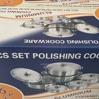 Batteries de Cuisine Classiques Haut de Gamme en Aluminium 12 Pièces, Casseroles Moulées Sous Pression, Poêles à Frire et Marmites en Aluminium Forgé à Prix Abordable
