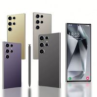Teléfono Inteligente Android S24 ULTRA 2025 de 7.3 Pulgadas, 16GB+1TB de Almacenamiento, 5G, Doble SIM, Cámara de 108MP, Procesador MTK, Usado, Francés, para Juegos