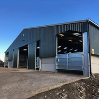 Structure en acier de qualité supérieure, hangar multi-usages pour animaux, hangar à moutons professionnel en acier