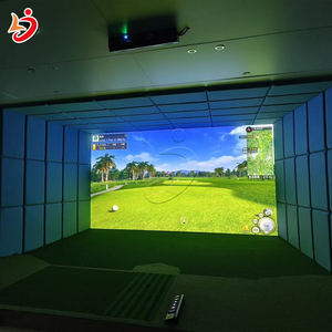 Sistema de Simulador de <span class=keywords><strong>Golf</strong></span> Comercial para Interiores, Parque de Aventuras Educativo para <span class=keywords><strong>el</strong></span> Hogar, Juego de <span class=keywords><strong>Golf</strong></span> Interactivo con Proyección Inteligente, Accesorios - Product Image 4