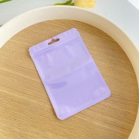 Sacs refermables personnalisés colorés pour bijoux, bagues, décorations, petites pochettes en plastique auto-scellantes avec impression en stock