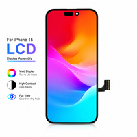 Großhandel für iPhone 15 LCD-Bildschirm-Ersatz 6,1 Zoll TFT-Display Touch-Digitizer Komplette Baugruppe Handy-Reparaturteile