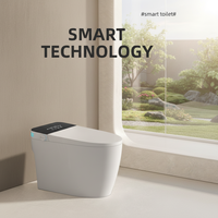 Toilette intelligente de salle de bain avec filtration d'air automatique à économie d'eau électrique en céramique