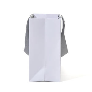 Bolsa de Papel Kraft Blanca de Alta Calidad con Logotipo Personalizado, Impresa en Fábrica, para Calcetines, Bolsa de Regalo para Compras - Product Image 2