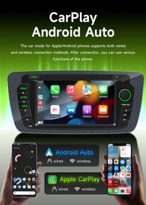 BQCC 7" Quad Octa Core Android 13 Sans Fil Carplay Android Auto <span class=keywords><strong>Autoradio</strong></span> Carplay WIFI 4G GPS BT DSP Stéréo Voiture pour <span class=keywords><strong>Seat</strong></span> <span class=keywords><strong>Ibiza</strong></span> - Product Image 3