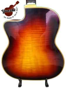 Guitares jazz en érable gitan <span class=keywords><strong>guitare</strong></span> acoustique personnalisable-instruments musicaux marron - Product Image 3