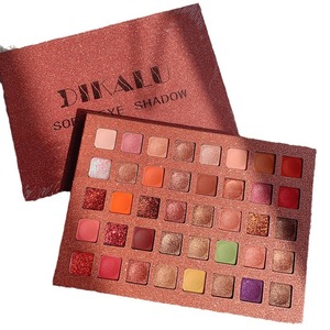 พาเลทอายแชโดว์ดิคาลู 40 สี ปี 2026 ขายส่งจากโรงงาน เครื่องสำอางแต่งหน้า อายแชโดว์กลิตเตอร์ กันน้ำ รับทำโลโก้ - Product Image 4