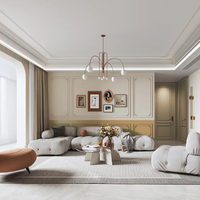 Matériaux OEM Panneau mural décoratif en bois d'ingénierie revêtu à base d'huile de style européen pour intérieurs de luxe