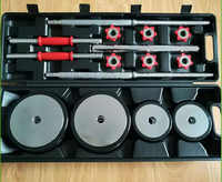 Ensemble d'haltères réglables en acier pour hommes, équipement de fitness, ensemble de barres d'entraînement pour les bras de 50 kg avec poids de 15 kg et 25 kg